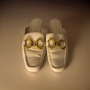 BOGO FREE Zara slide on loafers. Cream sz 39
